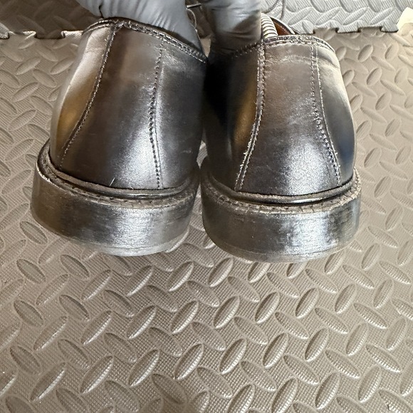 Allen Edmonds Walton Oxfords Size 10 D Black Leather Split Toe Dress Shoes GUC main image 10